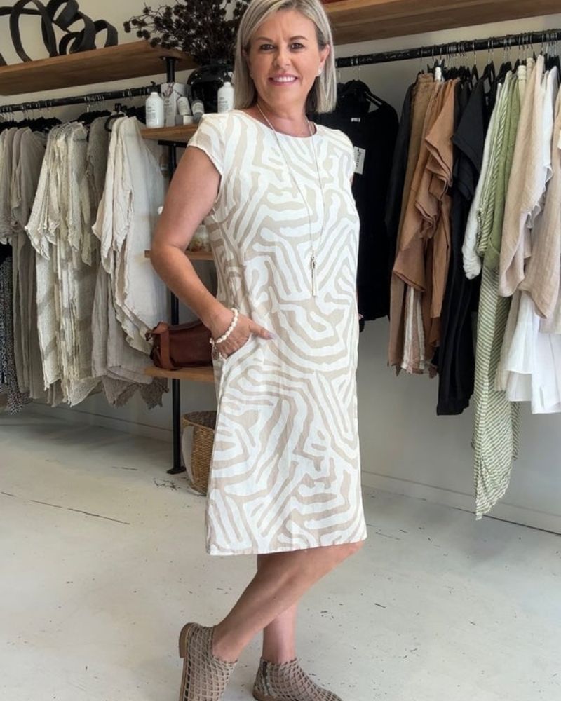 Nelia | Dámské Letní Šaty s Vzorem