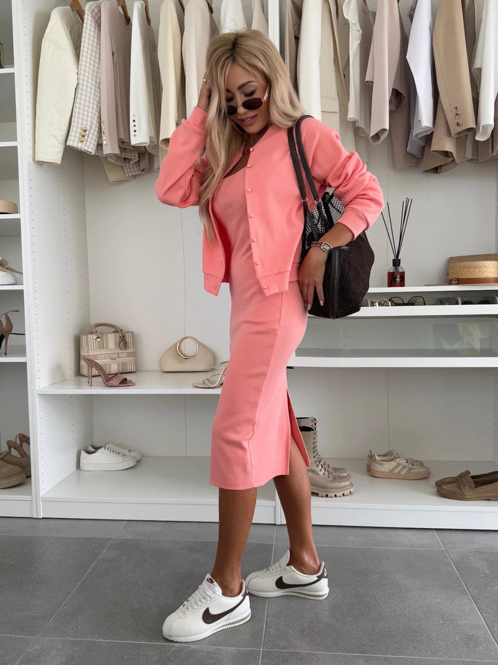 Milena™ | Sada šatů a bundy