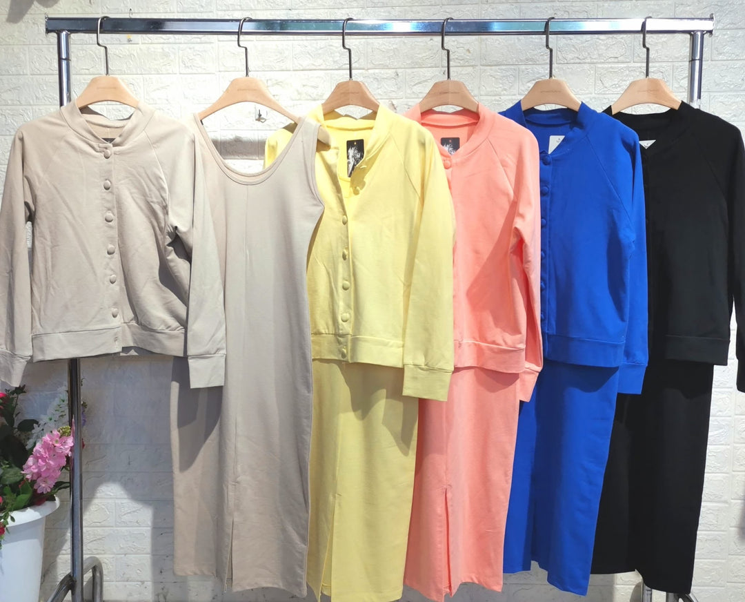 Milena™ | Sada šatů a bundy