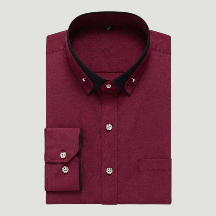 Albert | Klasická bavlněná košile s dlouhým rukávem